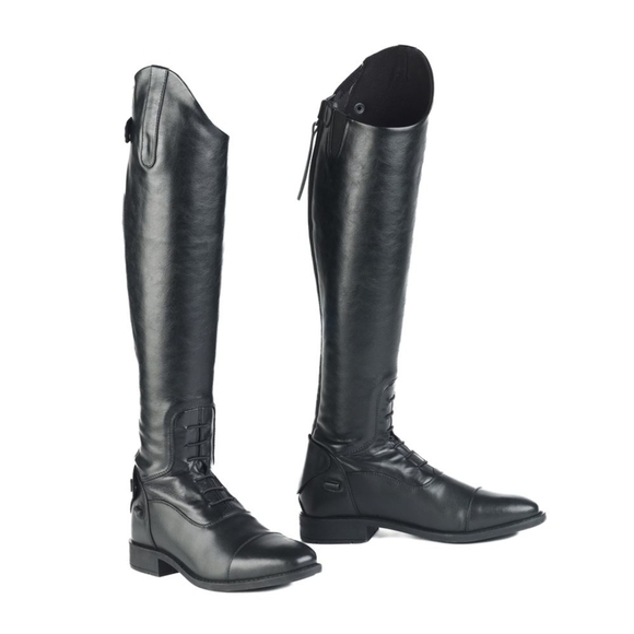Black Leather Riding Boots - Picture 5 of 7
